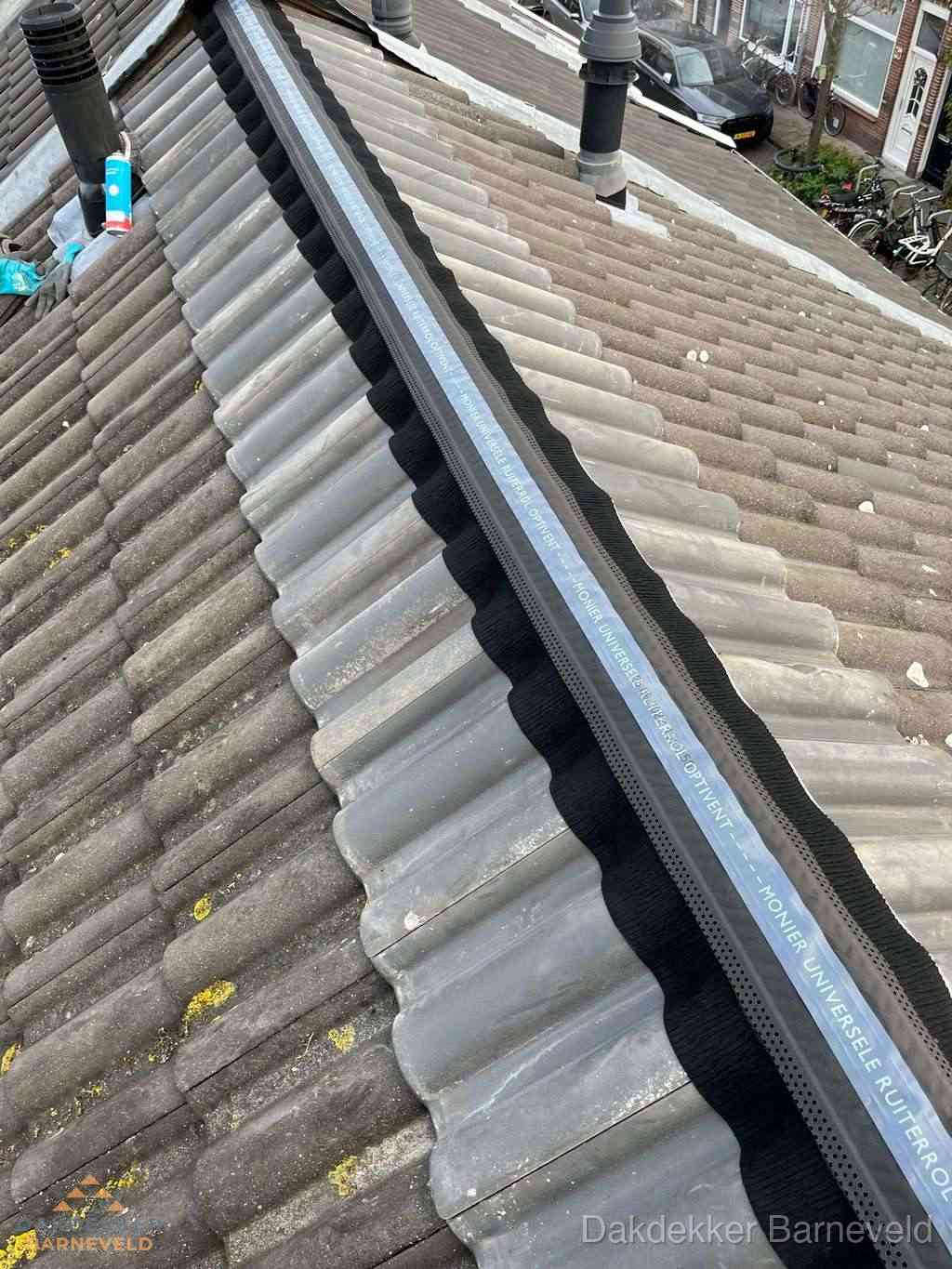 Dakrenovatie plat dak met bitumen dakbedekking in Barneveld